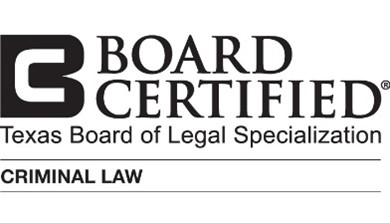 Board Certified | Texas Board of Legal Specialization | Criminal Law